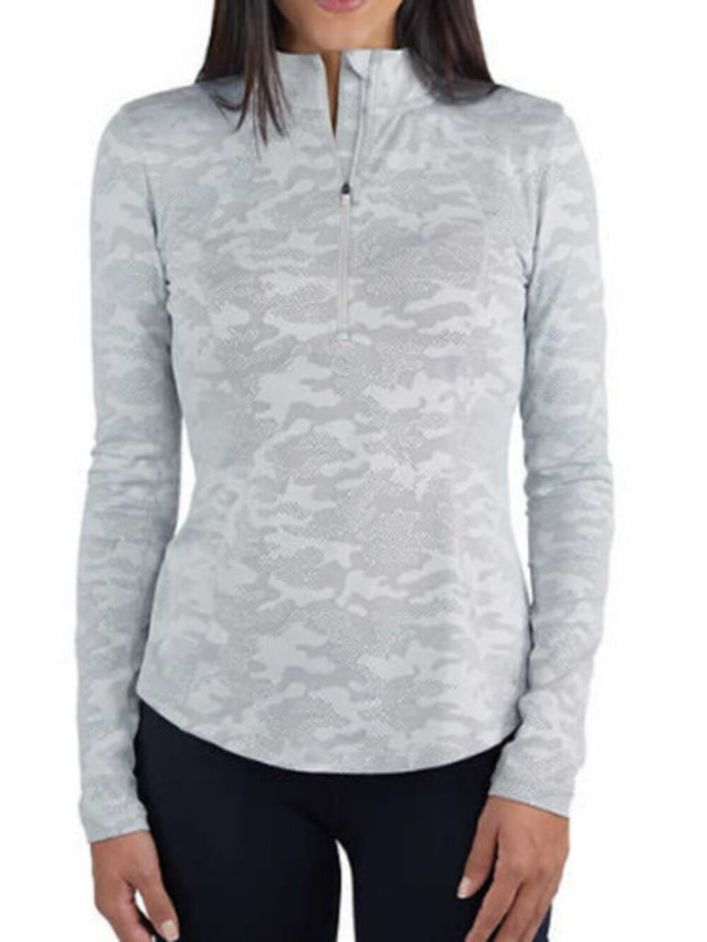 Spyder Women's Moisture Wicking Tech Quarter Zip Top Shirt Size XL